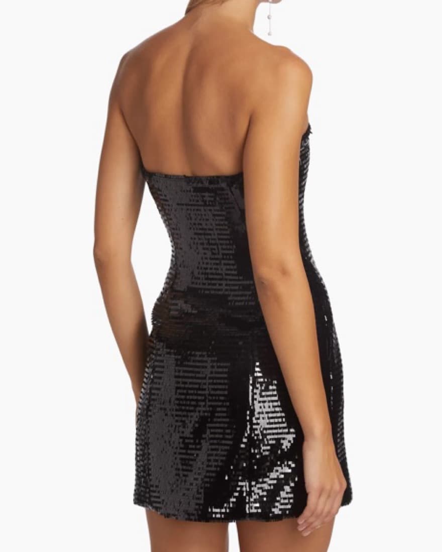 A.L.C. Elsie Strapless SequinDress  - Image 4