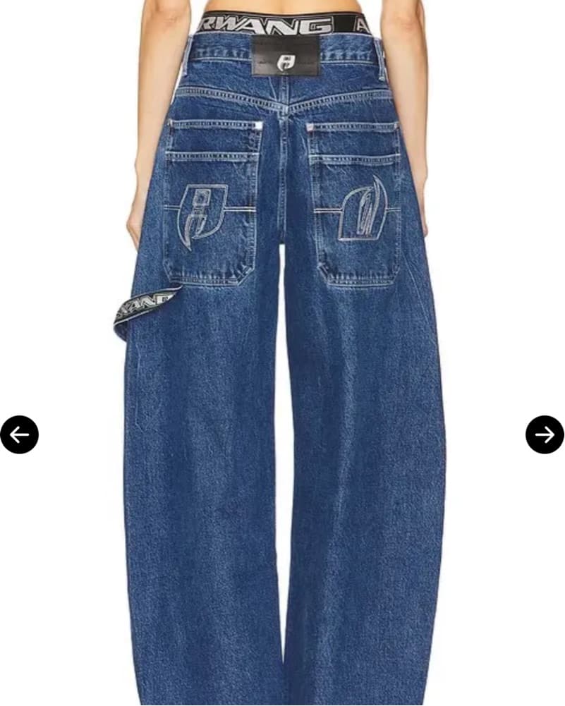 Alexander Wang Denim Cargo Jeans - Image 4