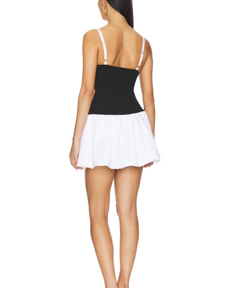 Tiffany Skort Dress In Black & White  - Image 2