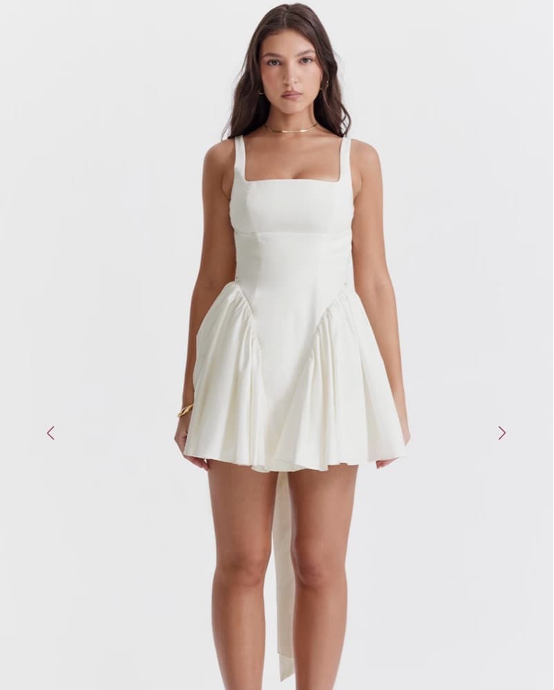 House Of Cb Florianne Ivory Cotton - Image 2