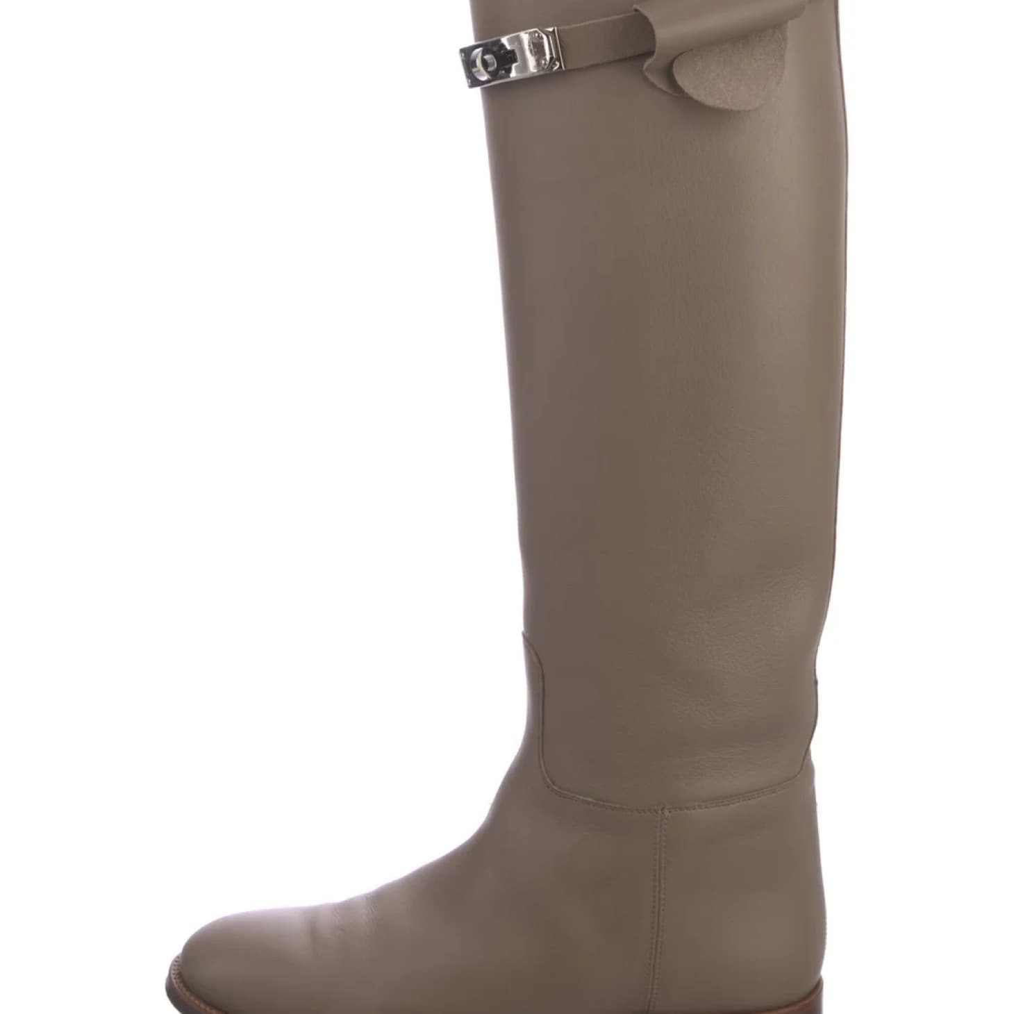 hermes mid knee leather boots - Image 4