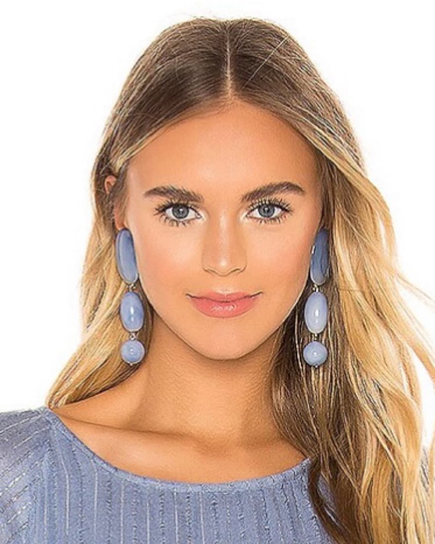 Stone Bubble Drop Earrings Lele Sadoughi - Image 1