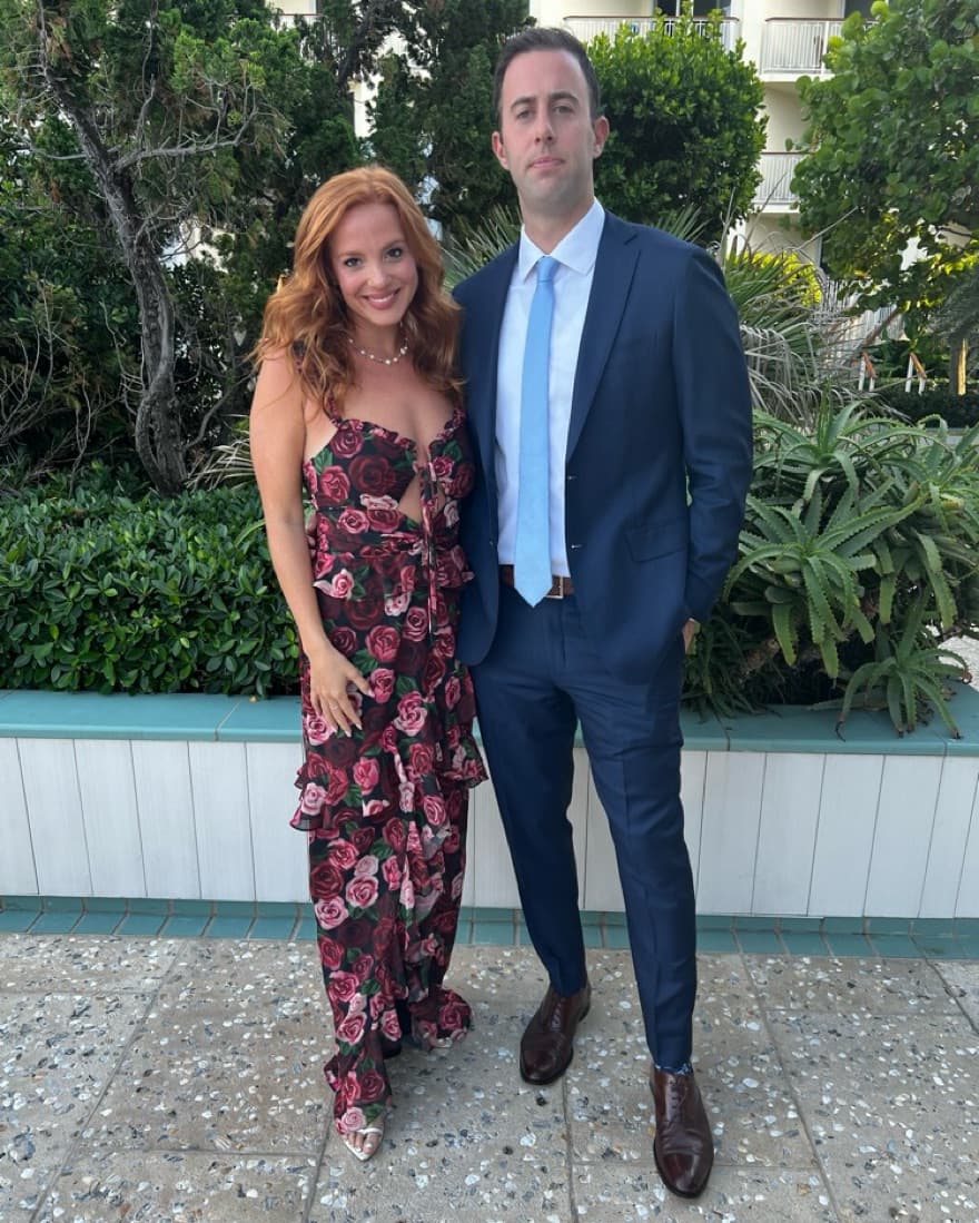 Floral Majorelle Dress W/ Cutout - Image 1