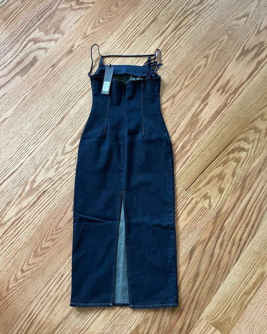 Lioness Denim Midi Dress - Image 3
