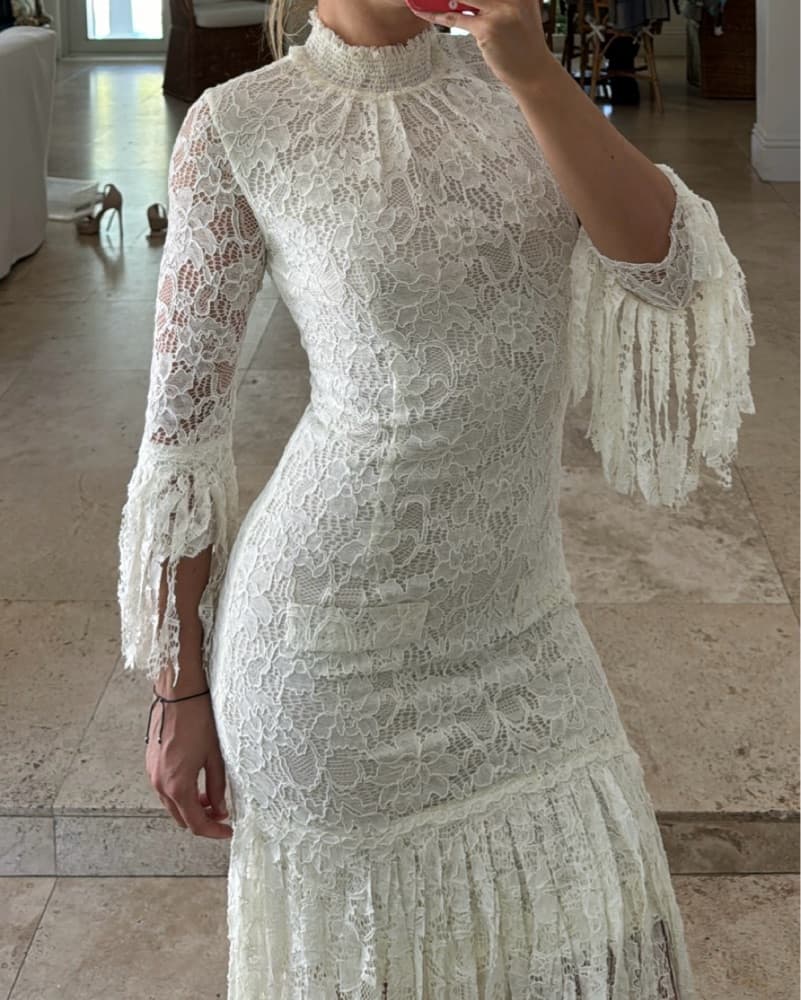 Alexis White Lace Maxi Dress (brand new) - Image 1