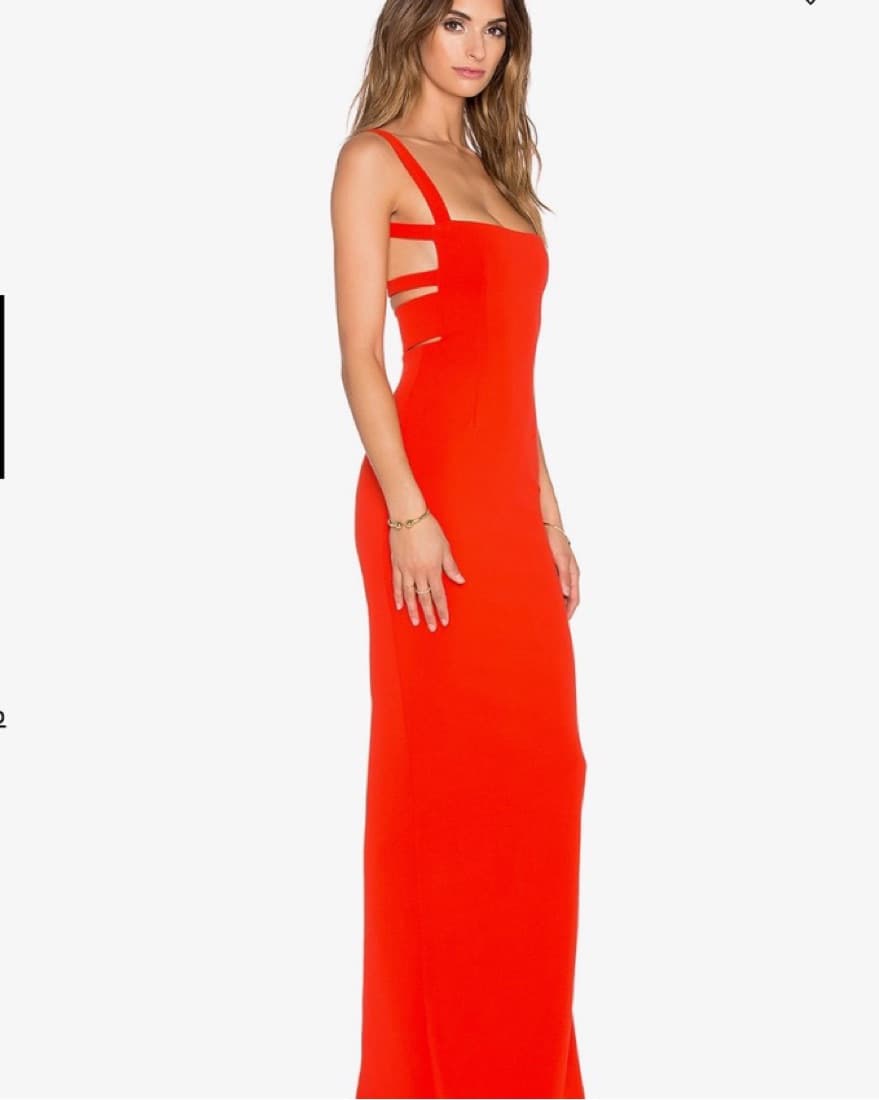 Red/Coral Revolve Gown - Image 1