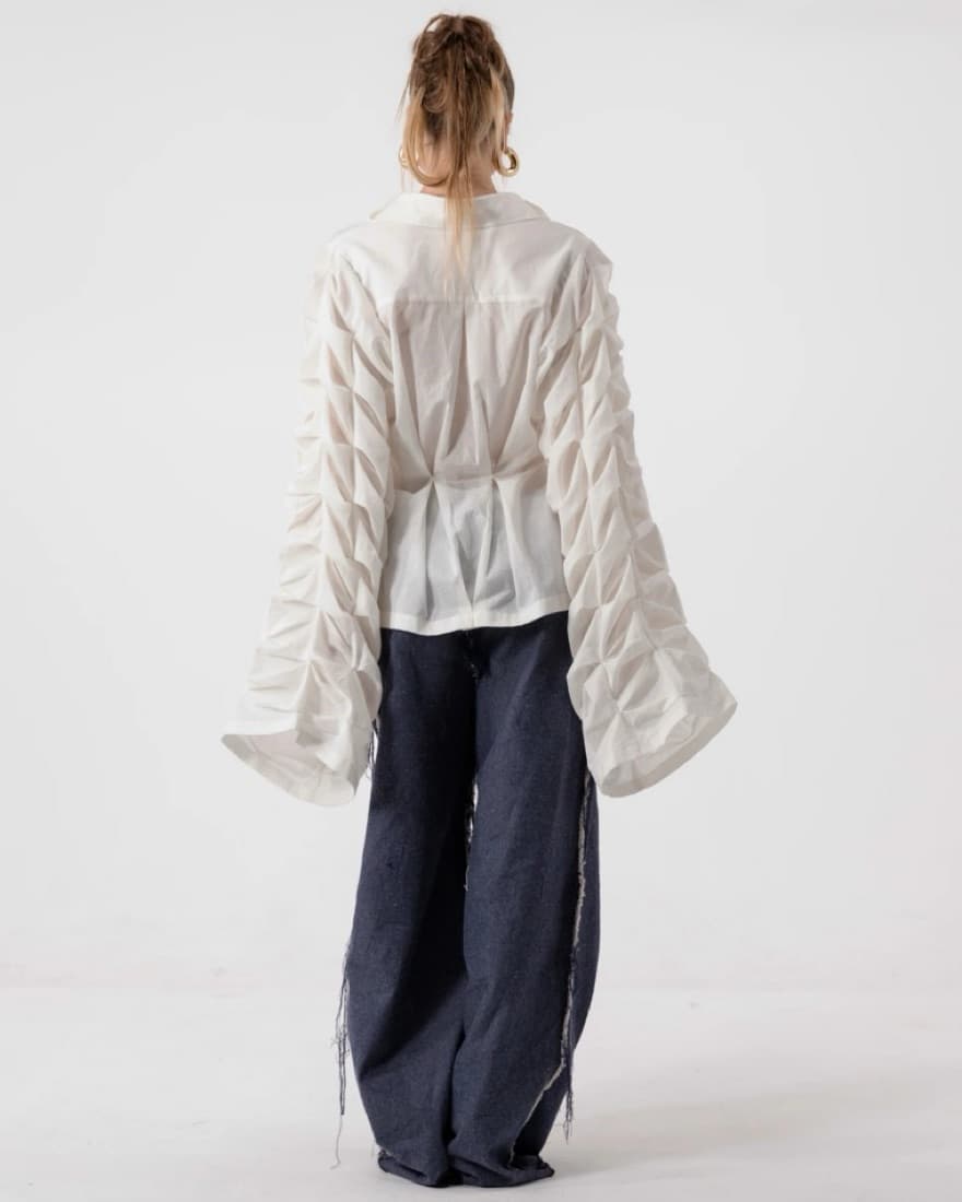 Claudya Architectural Sleeve Blouse  - Image 2