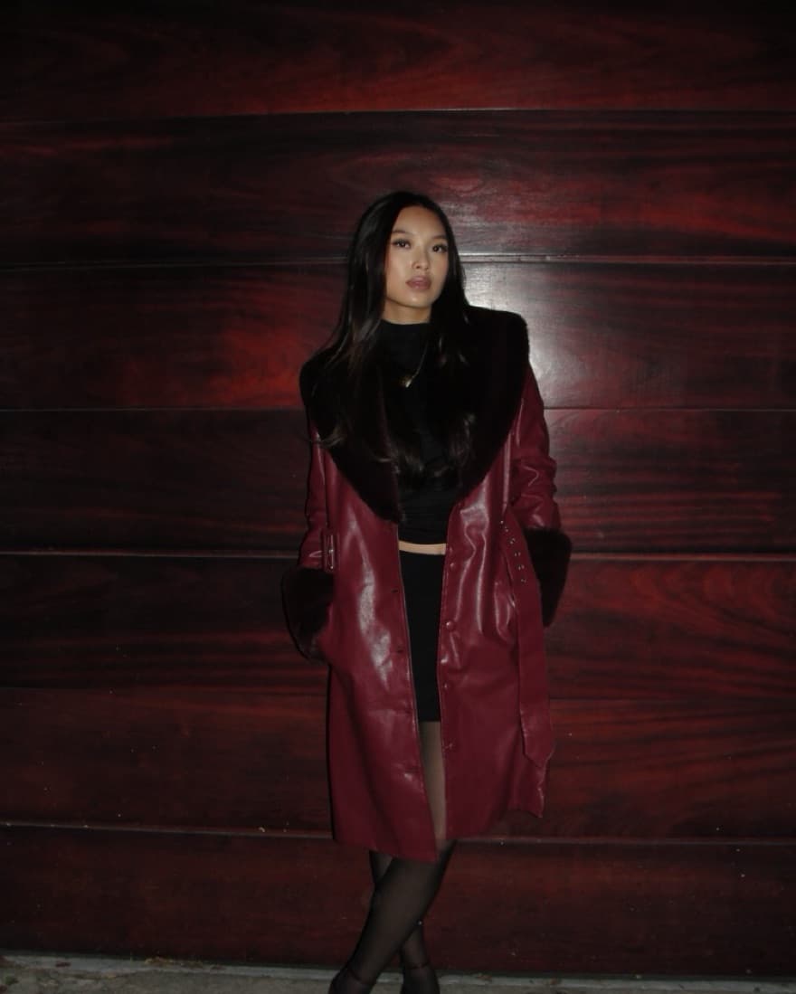 Princesspolly faux Leather Coat  - Image 1