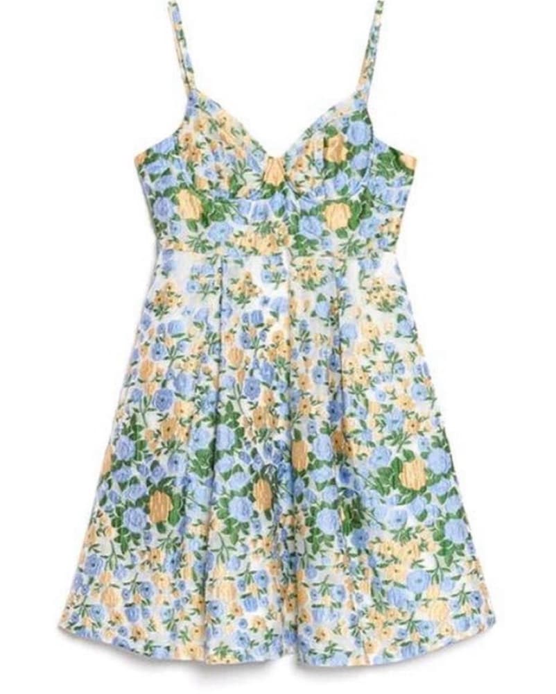 Floral Spaghetti Strap Midi Dress - Image 3