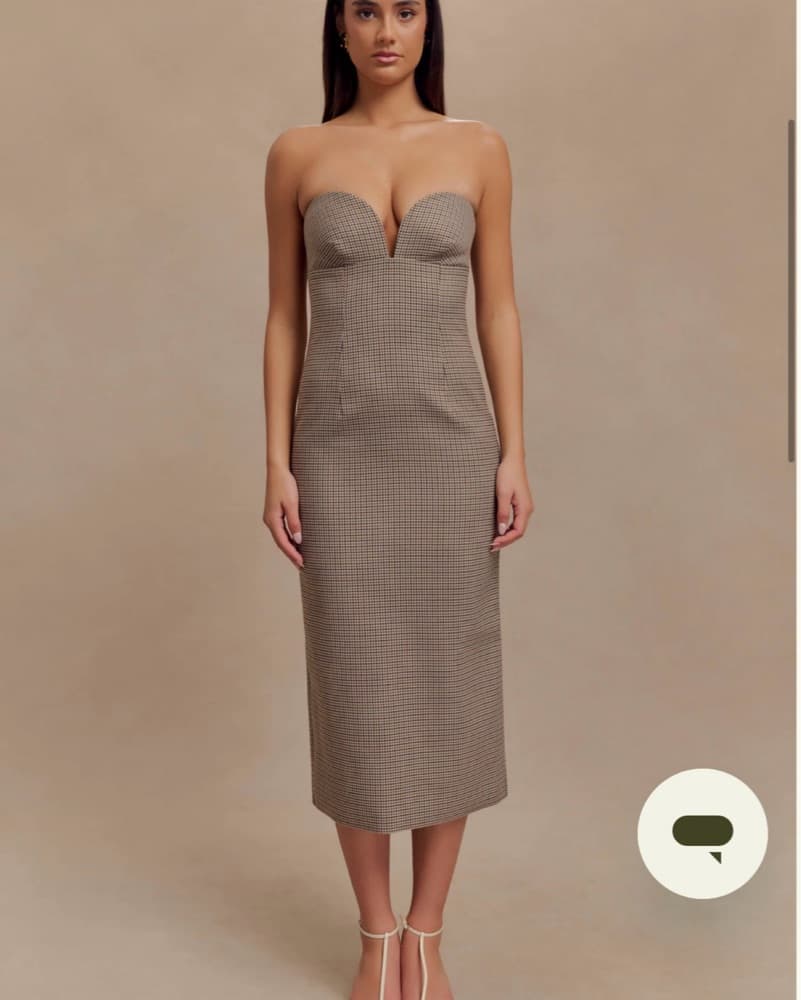 Meshki Christie Strapless Midi Dress - Image 5