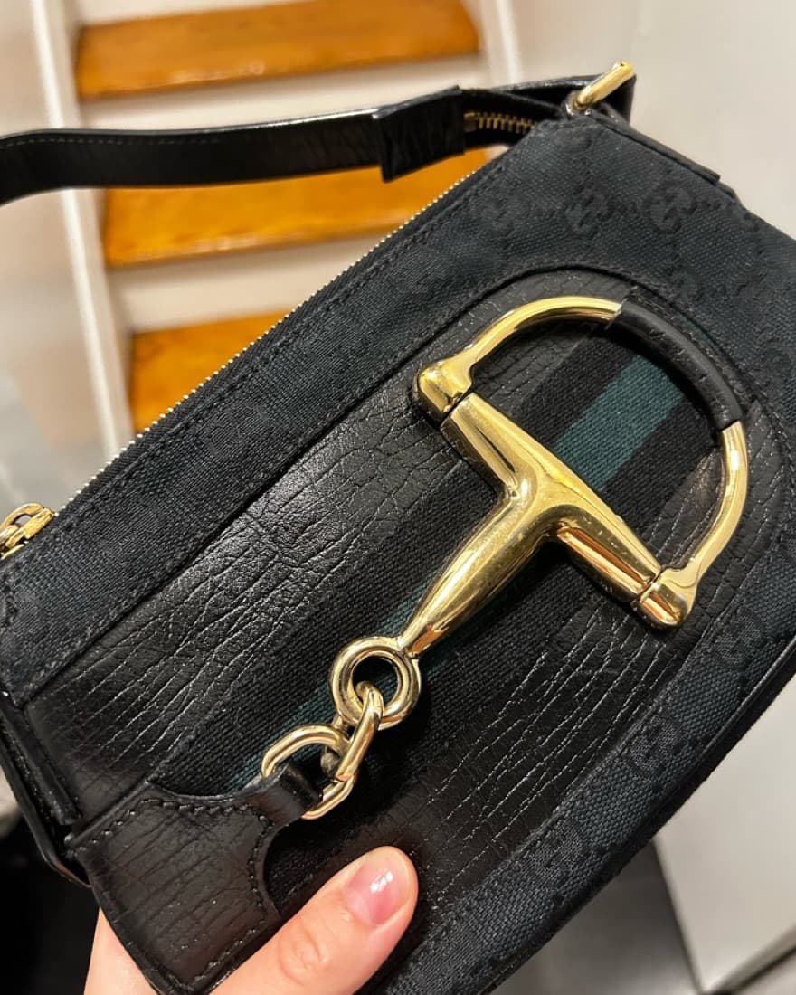 Gucci Vintage Horsebit Bag  - Image 6