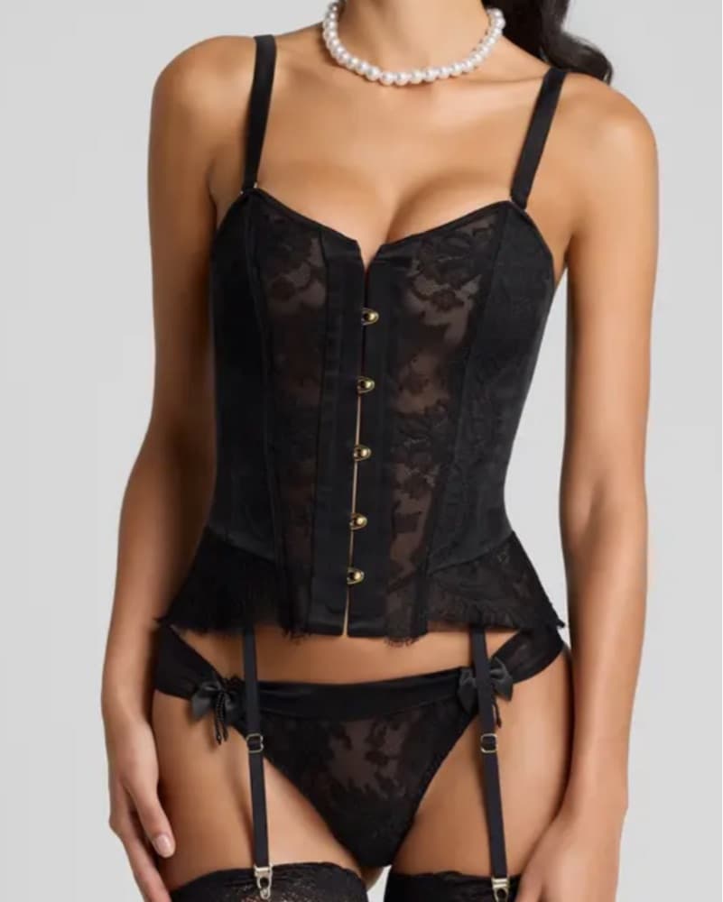 Scarlett Gasque Black Corset - Image 1