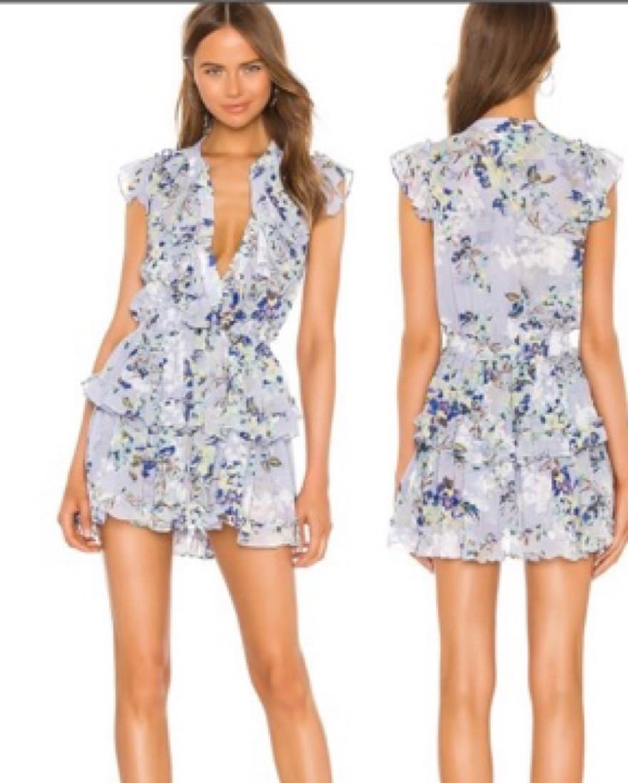 Misa Los Angeles Alona Ruffle Mini Dress - Image 4