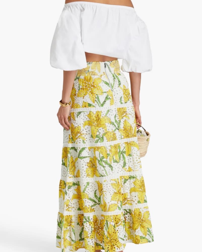 Alice And Olivia Floral Skirt - Image 6