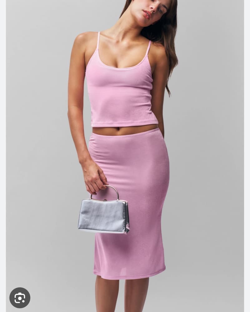 Guizio Pink Top And Skirt Set - Image 2