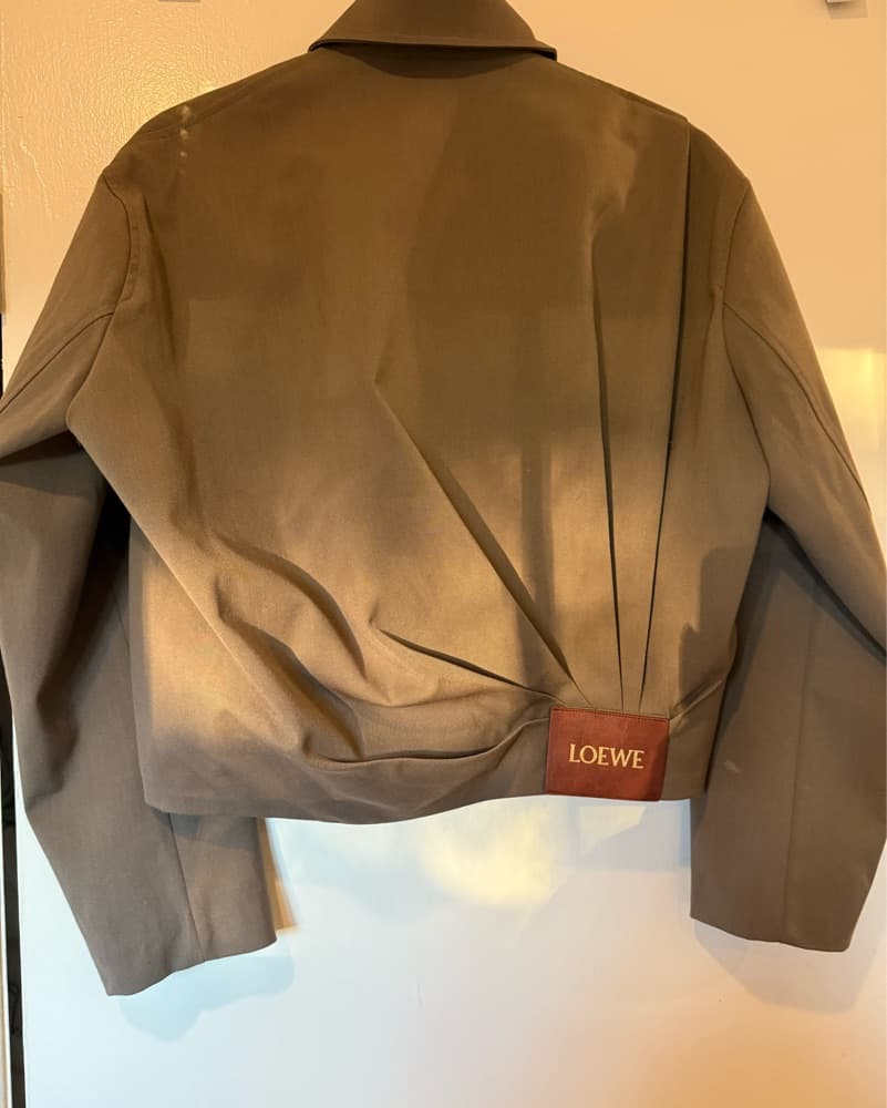 LOEWE Gathered Zip-Up Jacket - Image 3