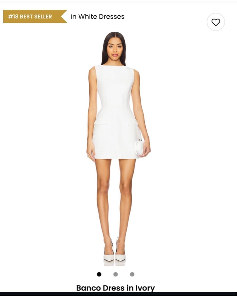 White Revolve Dress - Image 1