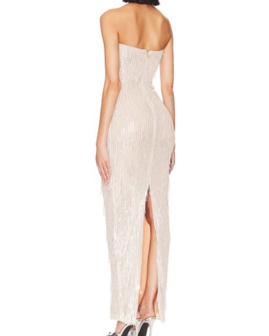 Nookie Karma Gown In Silver - Image 3