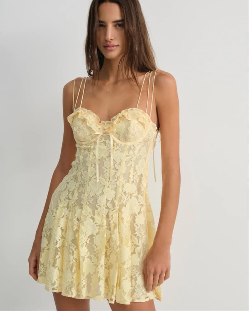 For Love & Lemons Kate Mini Dress - Image 1