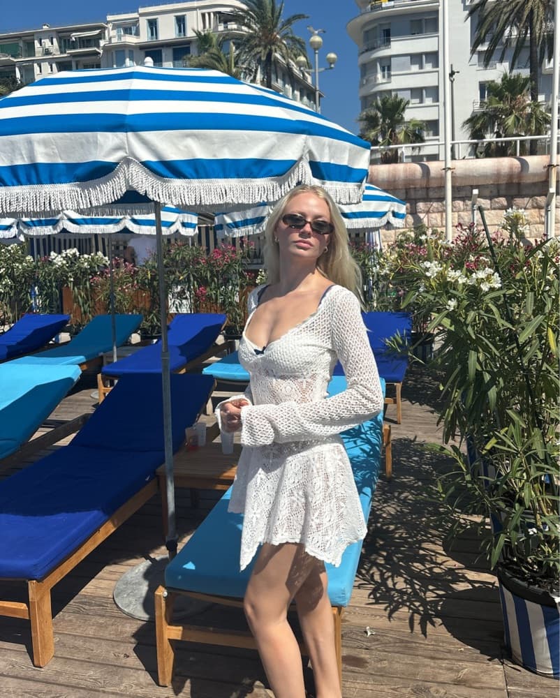 Frankies Bikinis Belle Crochet Dress - Image 6
