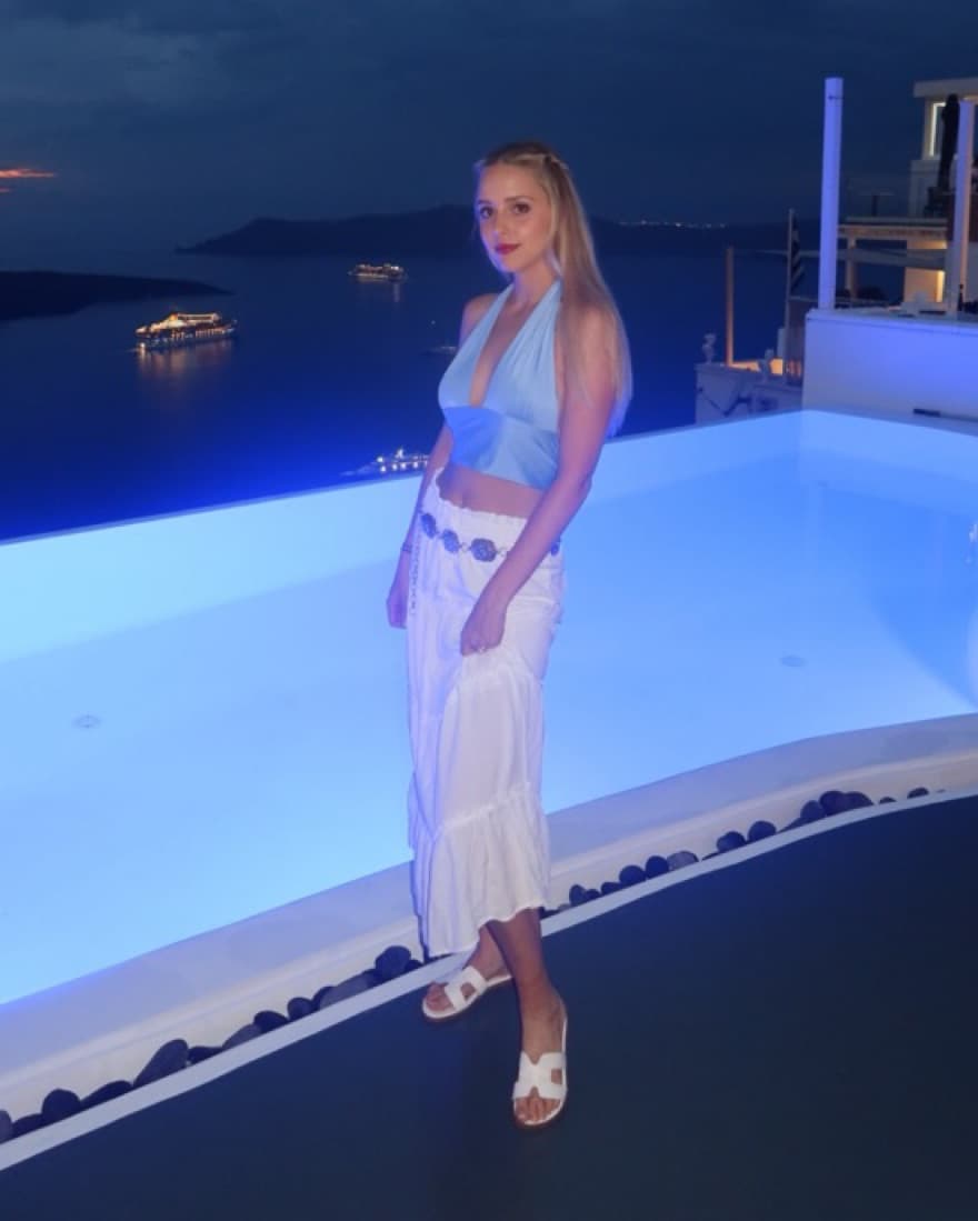 White Maxi Skirt - Image 1