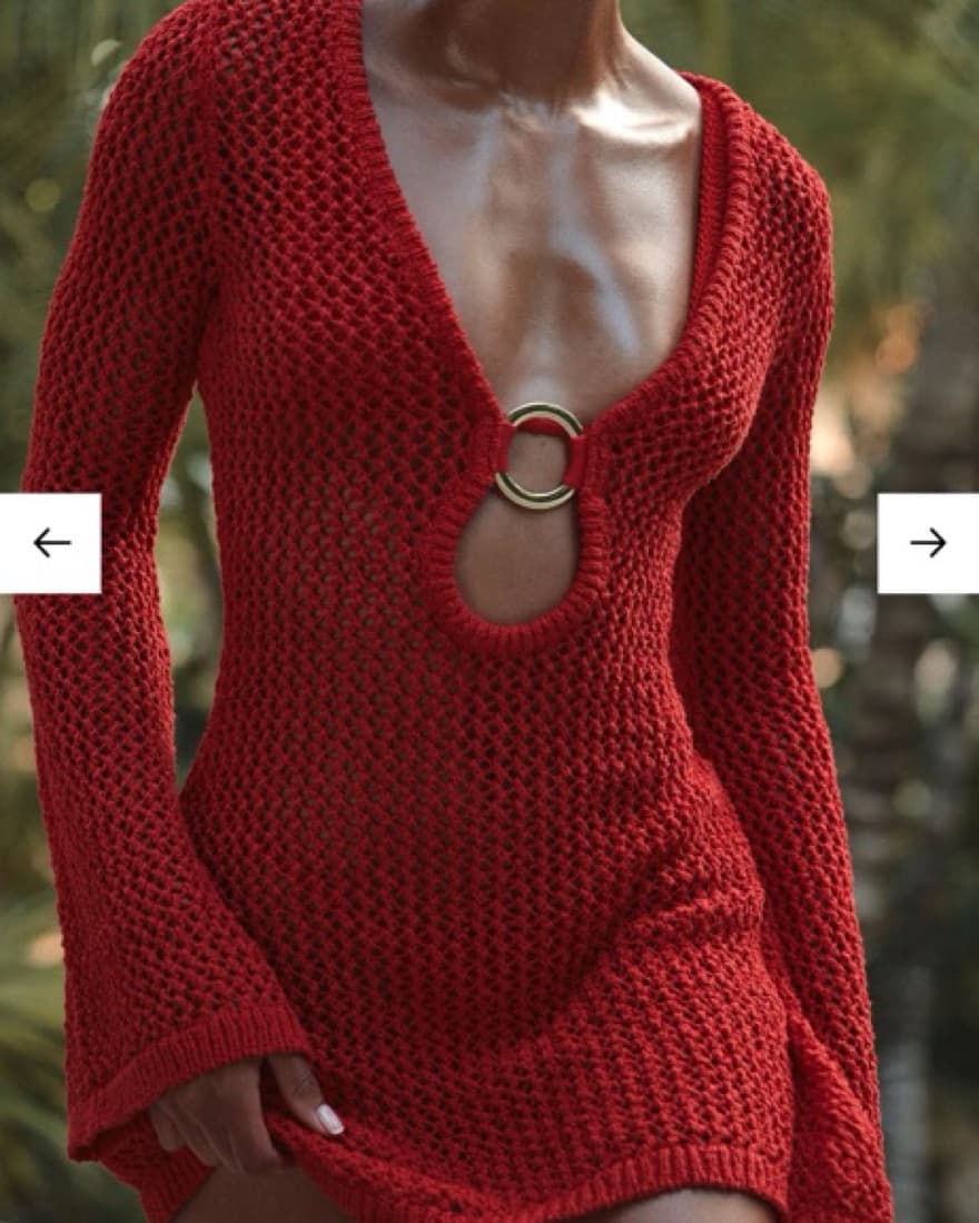 Monday Swimwear Red Dress - Image 1