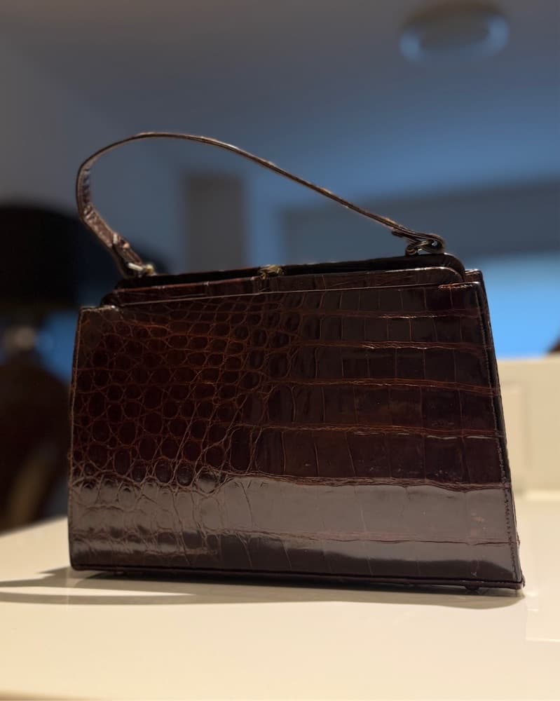 Vintage Alligator Purse - Image 3
