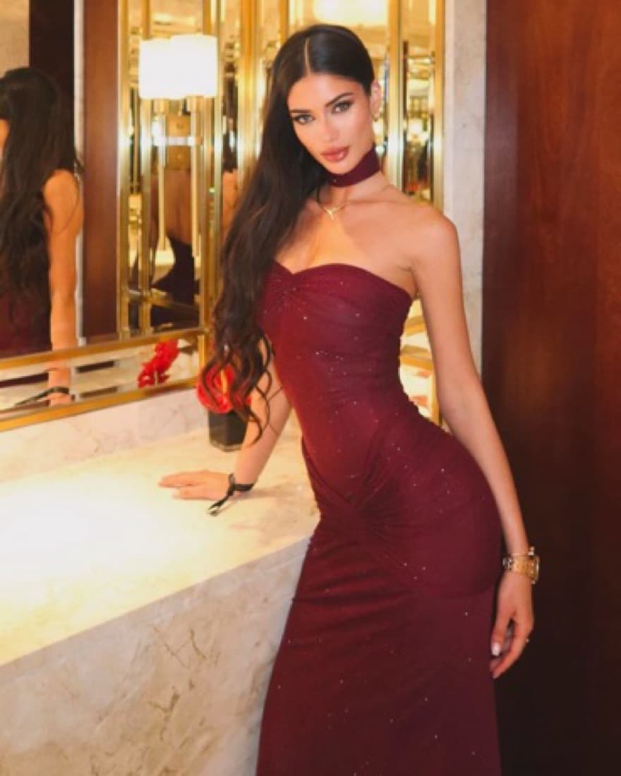 Mirror Palais Starlite Dress In Red - Image 5