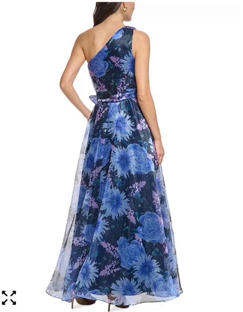 Blue Floral Eliza J Gown - Image 2