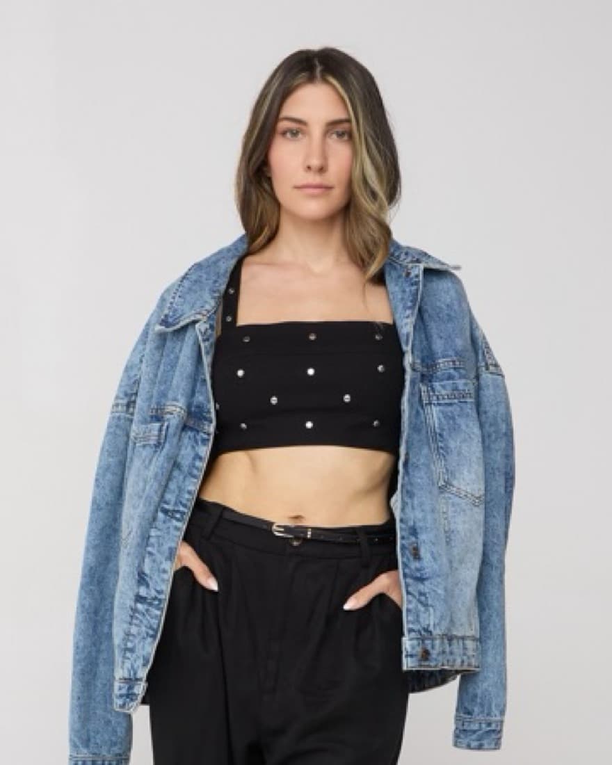 Edgy Crop Top - Image 2