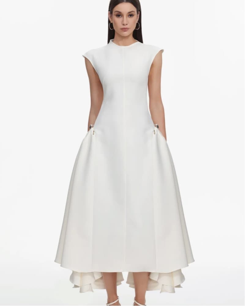 Paca Choker Sleeveless Maxi Dress - Image 3