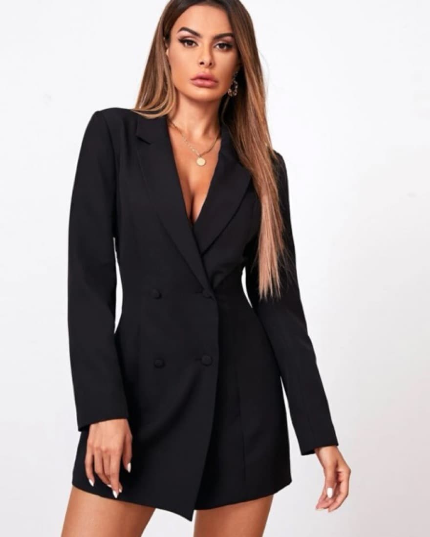 Black Blazer Dress  - Image 1