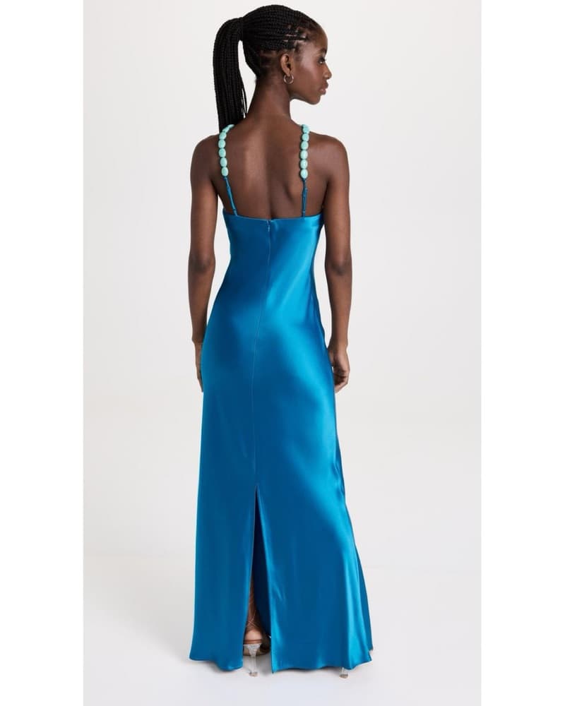 Staud Cadence Dress Island Blue Size 0 - Image 2