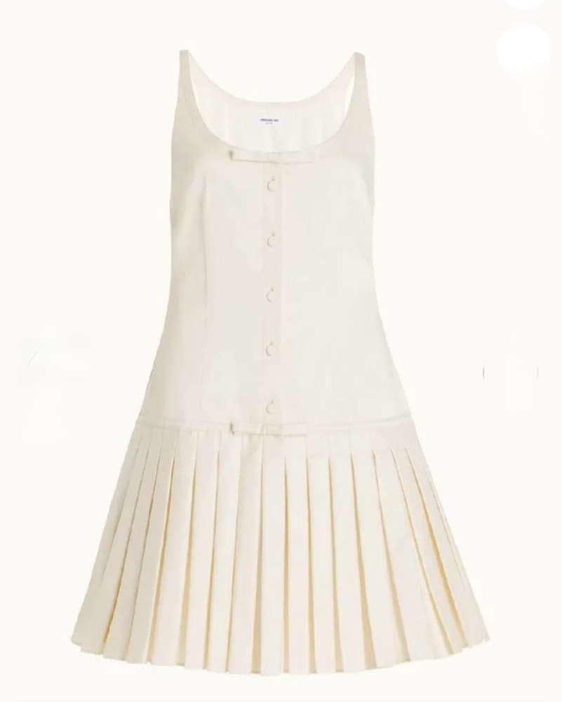 Orseund Iris Valerie pleated mini dress - Image 4