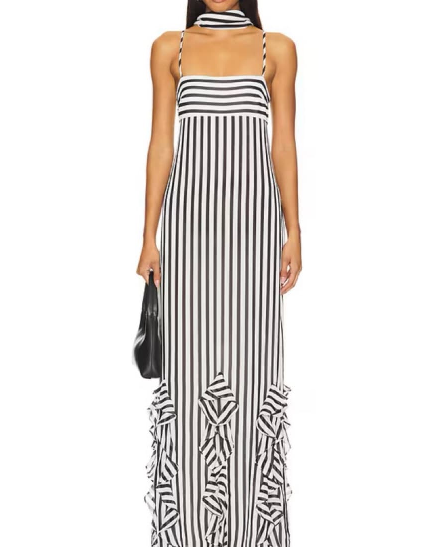 House Of Harlow Striped Dress - Image 1