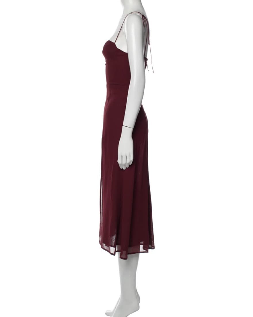 Reformation Plum Slip Dress - Image 5