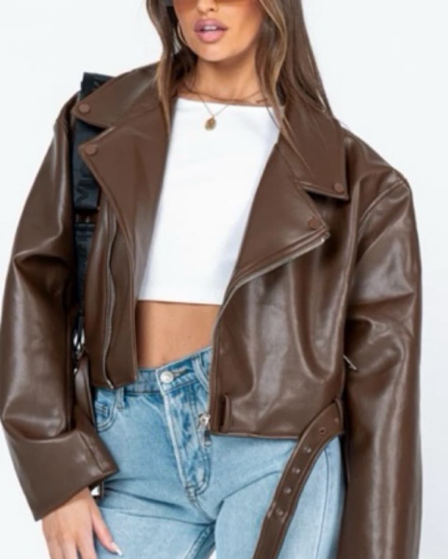 Lioness Brown Leather Jaclet  - Image 3