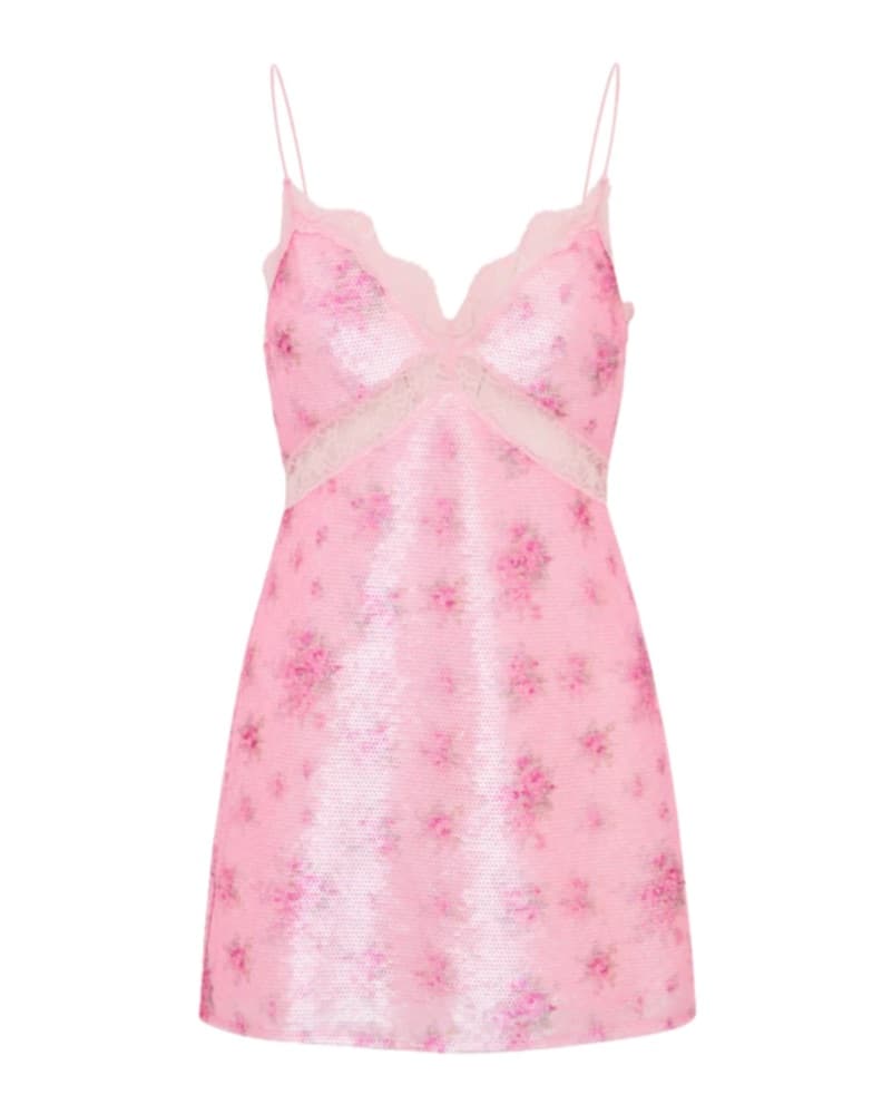 Loveshack Fancy Finta Sequin Mini Dress - Image 3