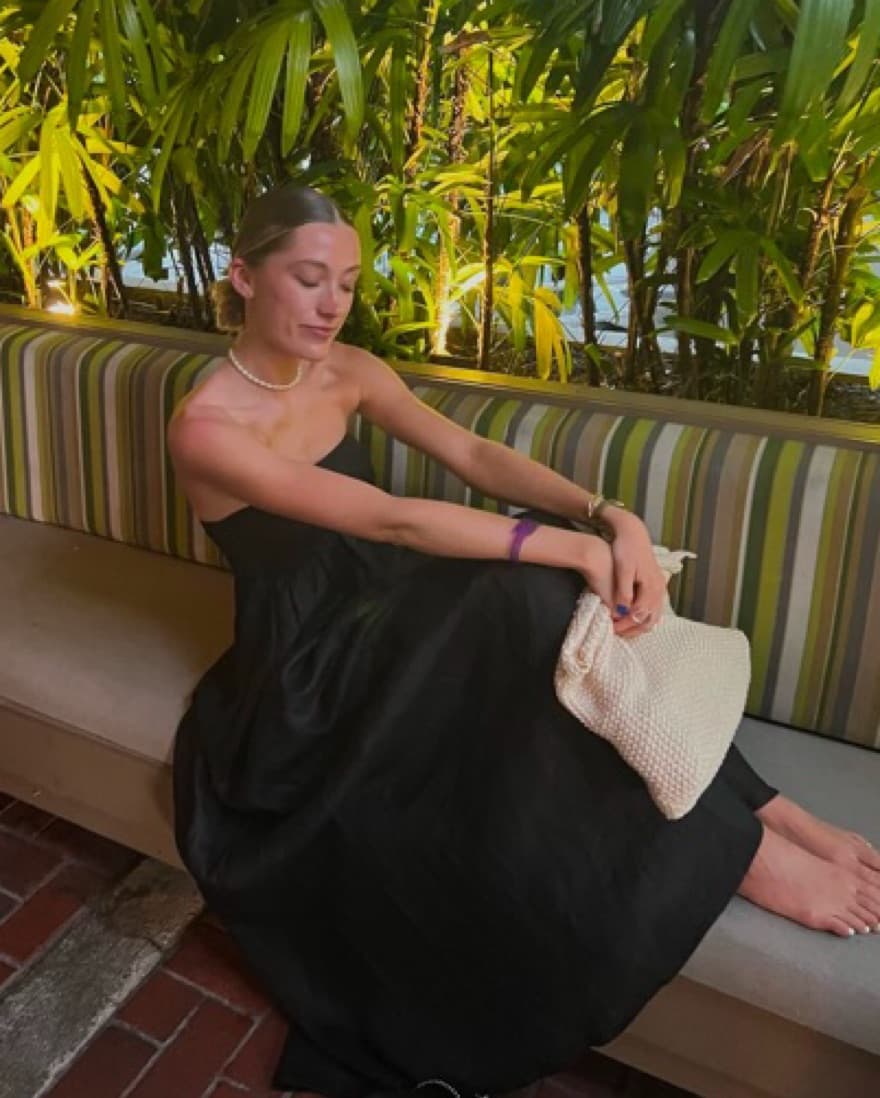 Dissh Strapless Linen Dress - Image 2