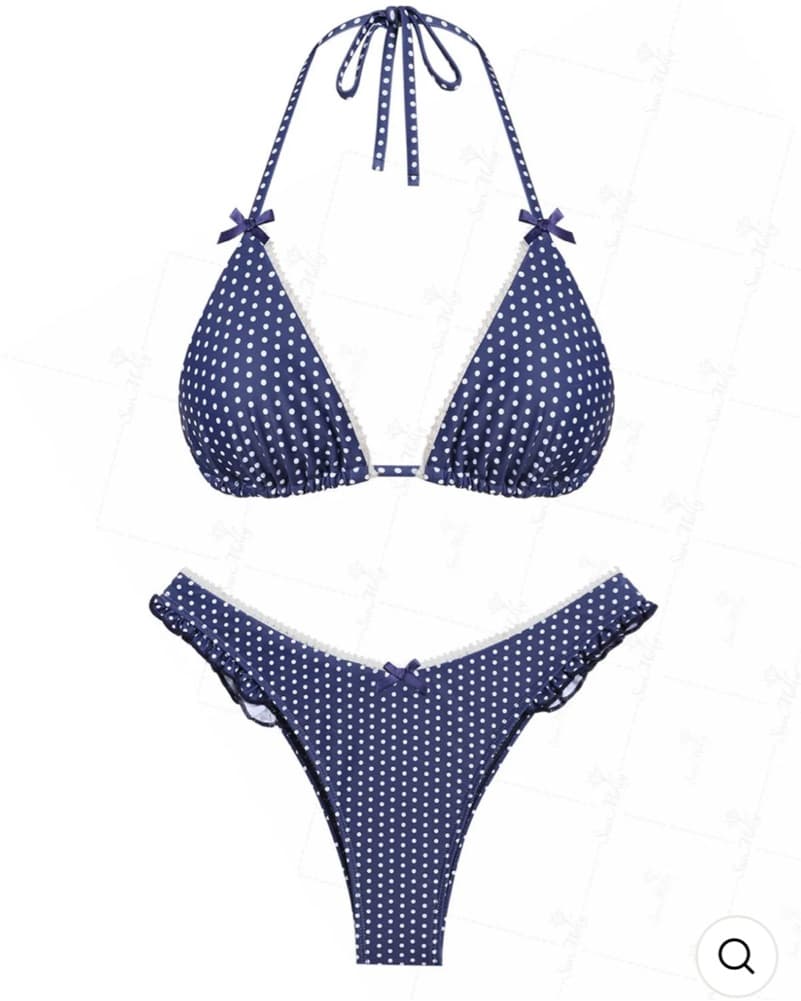 Polka Dot Bikini Set - Image 2