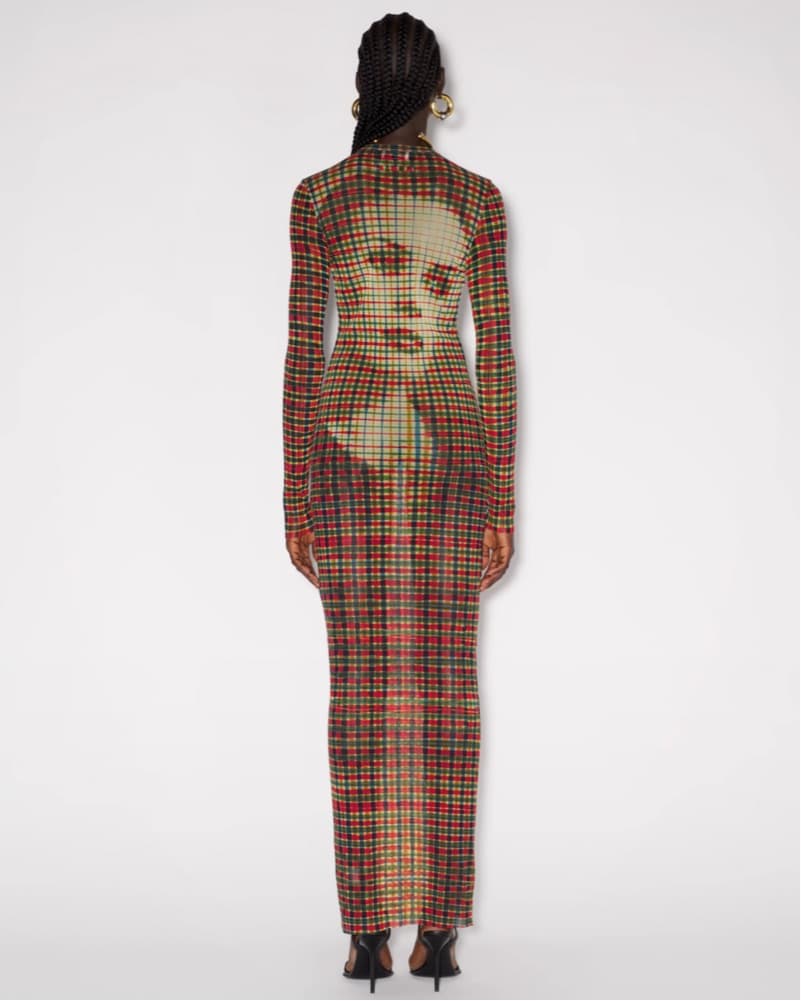Jean Paul Gaultier Portrait Dress - Image 3