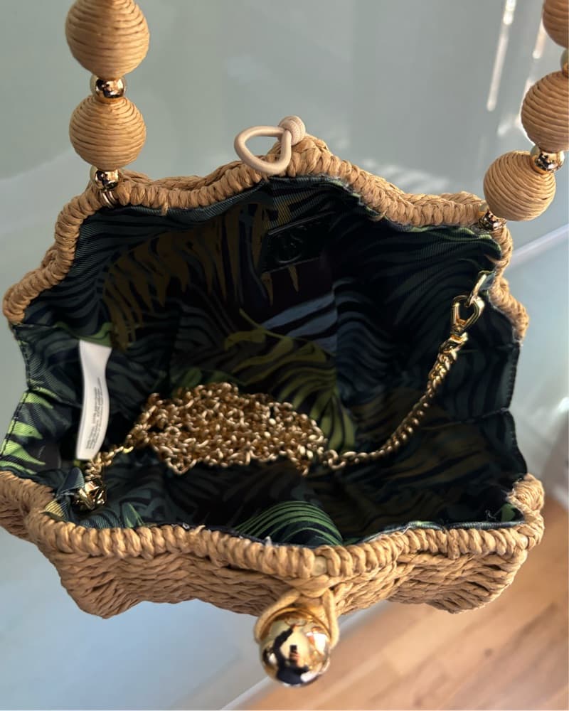 Wicker Shell Purse - Image 4