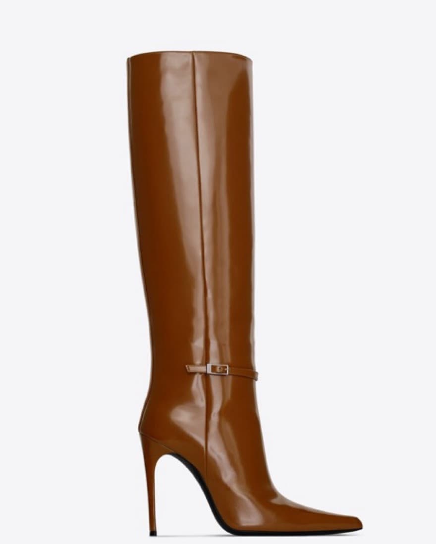 YSL Vendome Boots In brown 7.5 - Image 2