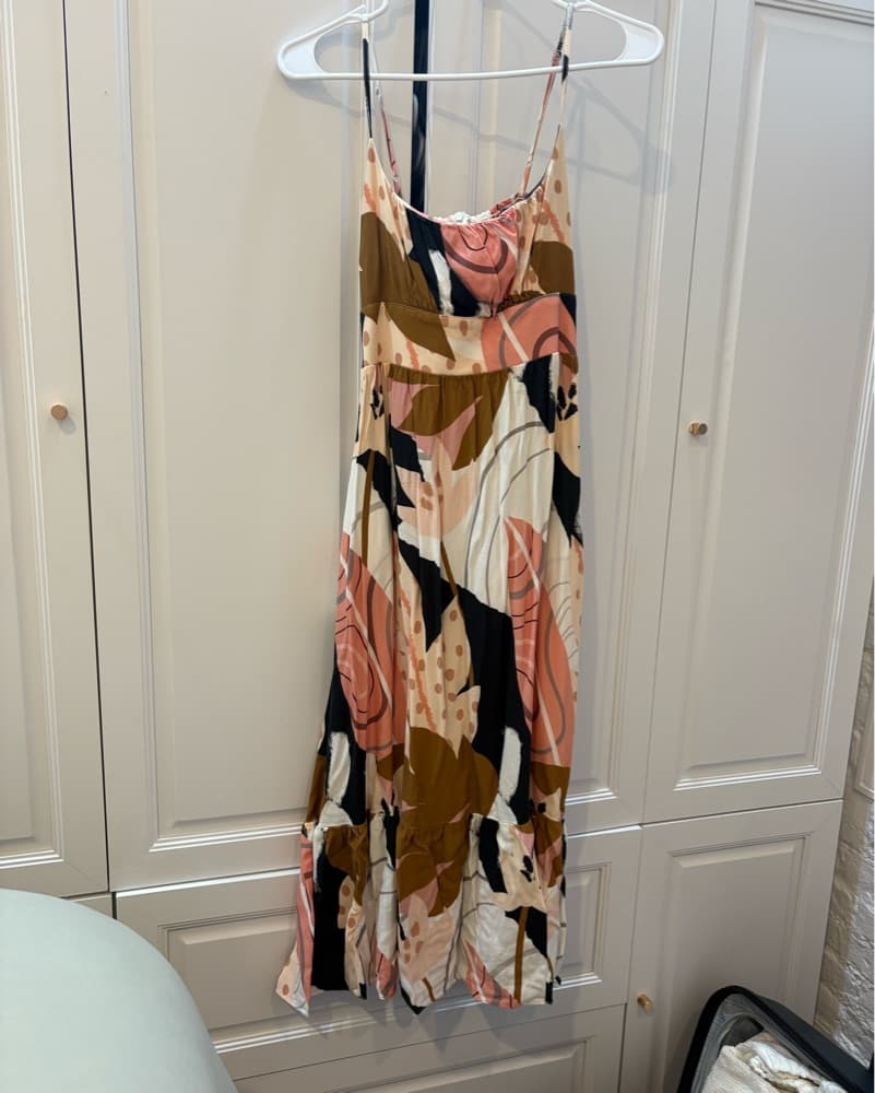Girly Patterned Midi Dress - Image 2