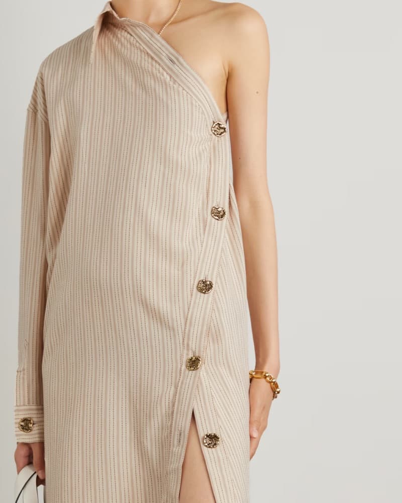 Acne Studios Danika Fluid Striped Dress - Image 3