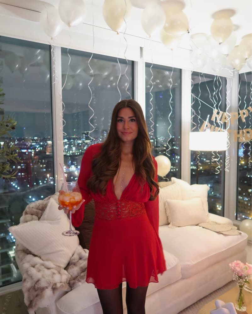 Arcina Ori Fiona Red Mini Dress - Image 2