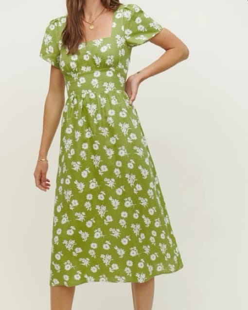 Reformation Pacome Linen Dress - Image 1