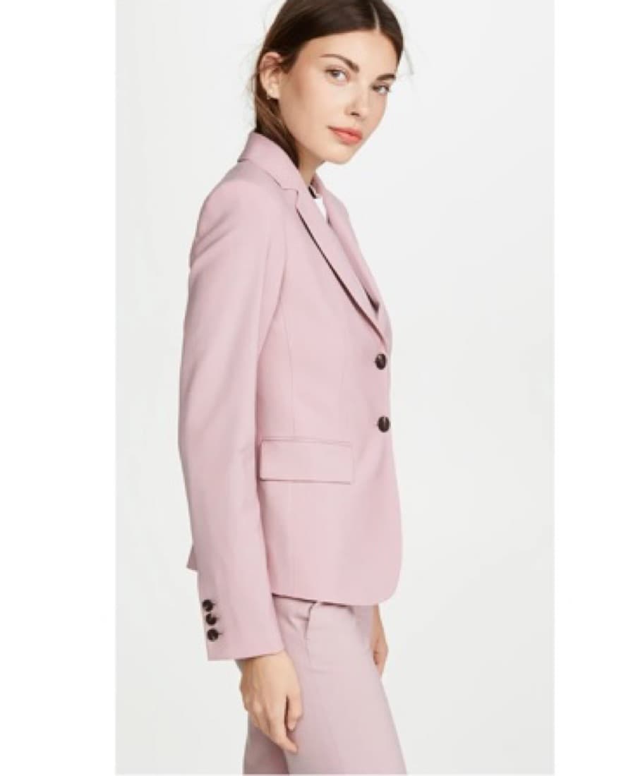 Theory Carissa Wool Lilac Blazer - Image 3