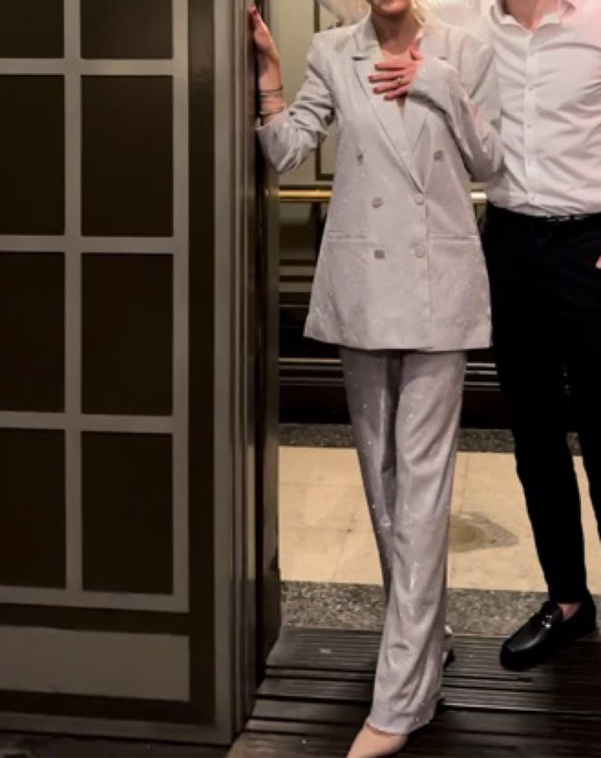 Silver Metallic Suit   - Image 4