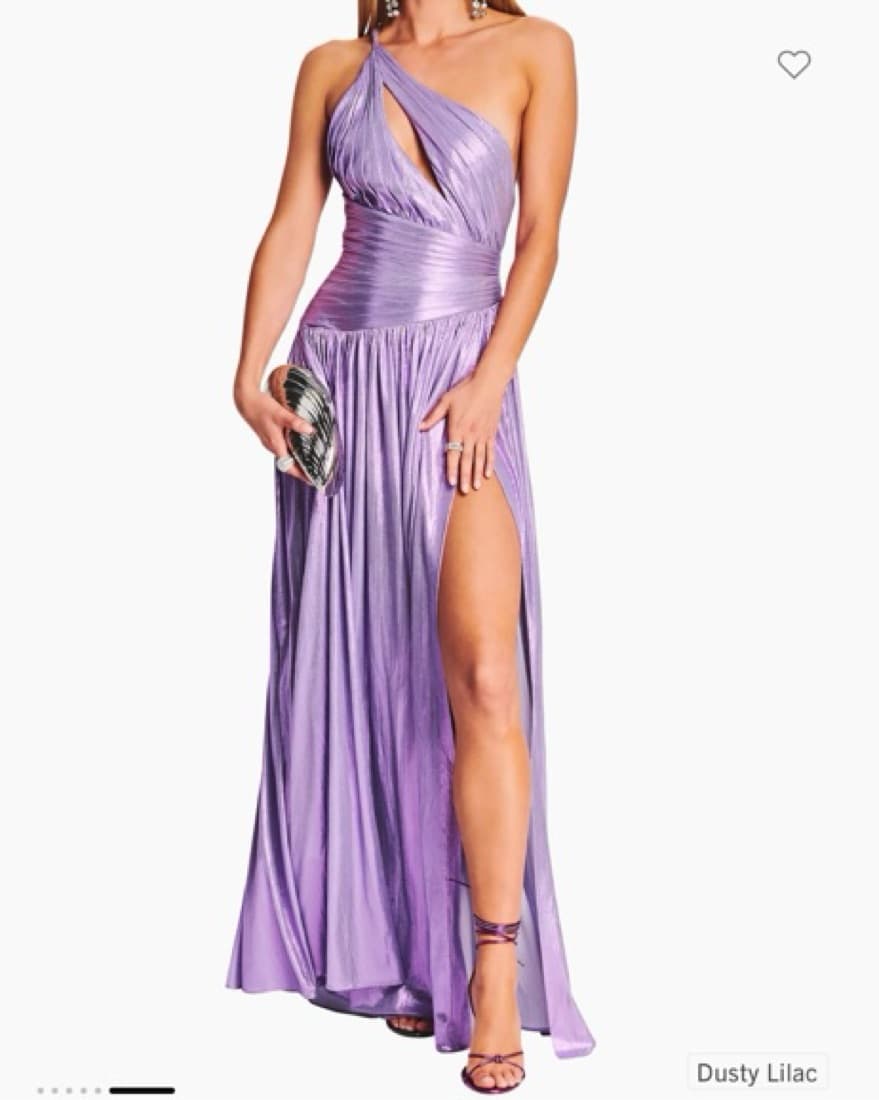 Retrofete Dara Dress - Dusty Lilac - Image 4